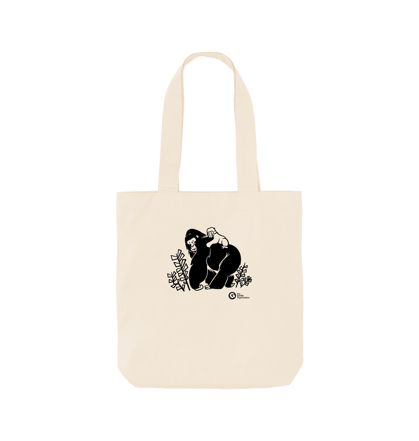 Natural Printed Bag Front