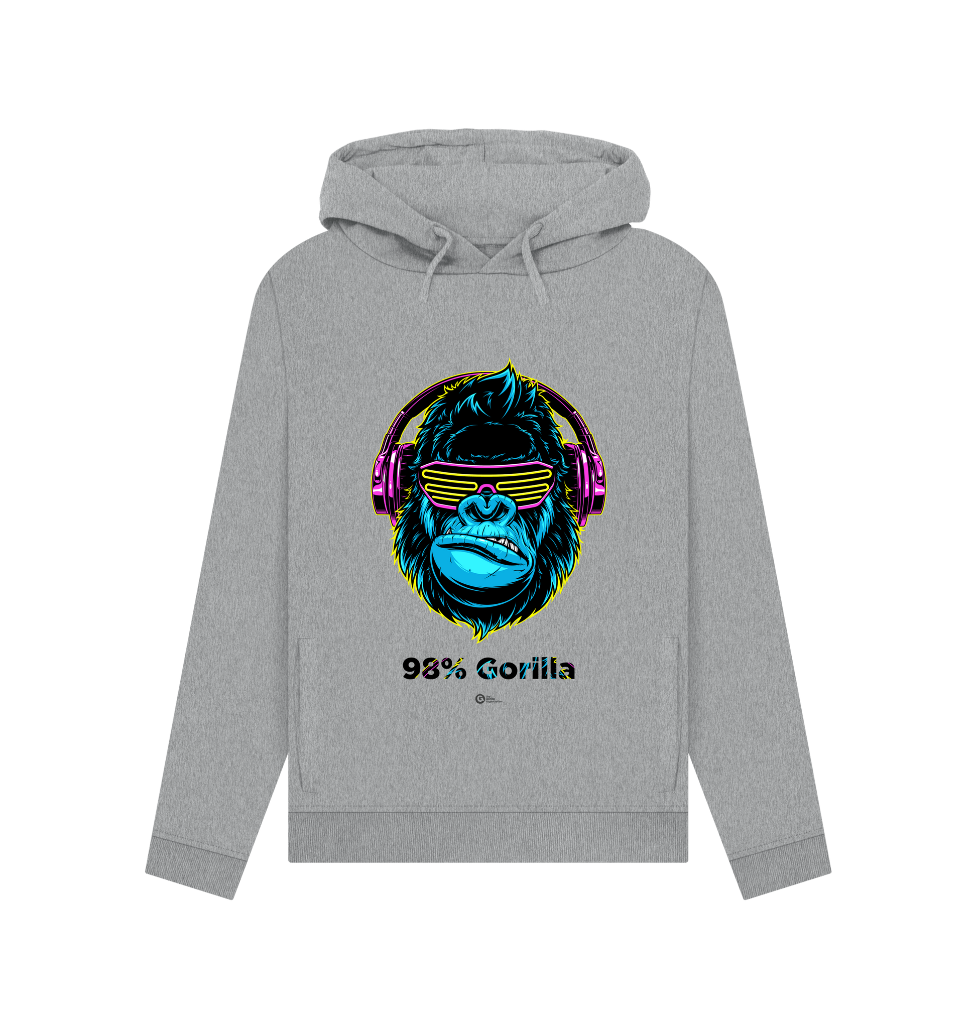 Light Heather Printed Hoody Front