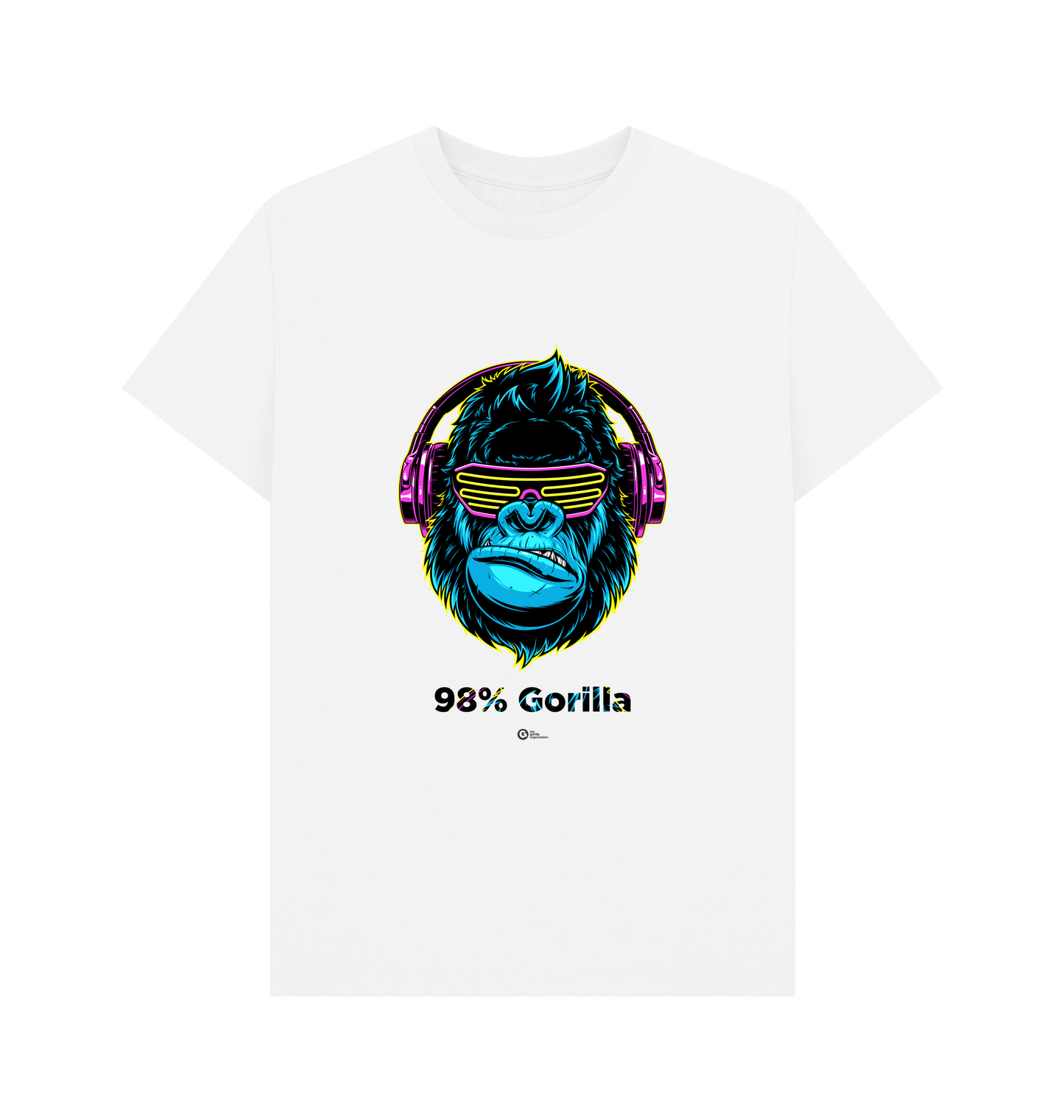 White Printed T-shirt Front